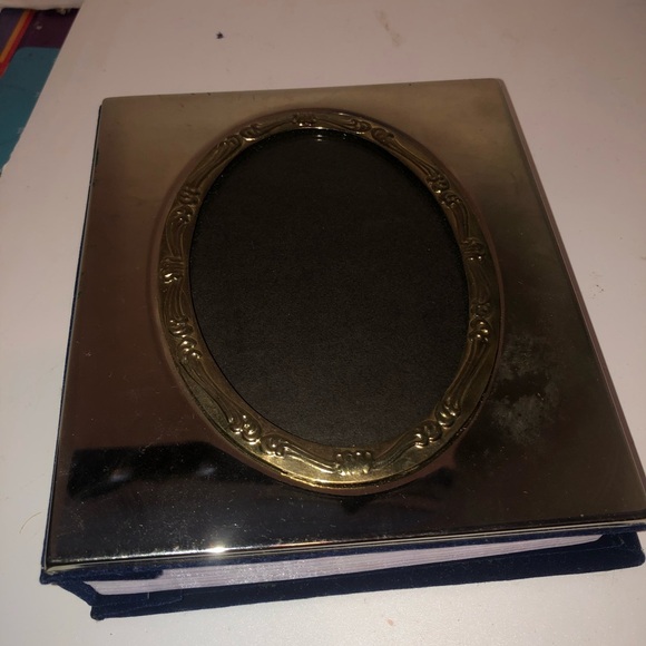 Silver photo album with picture insert- 6 1/2” by 5 1/2” - photo inserts inside. - Picture 9 of 9